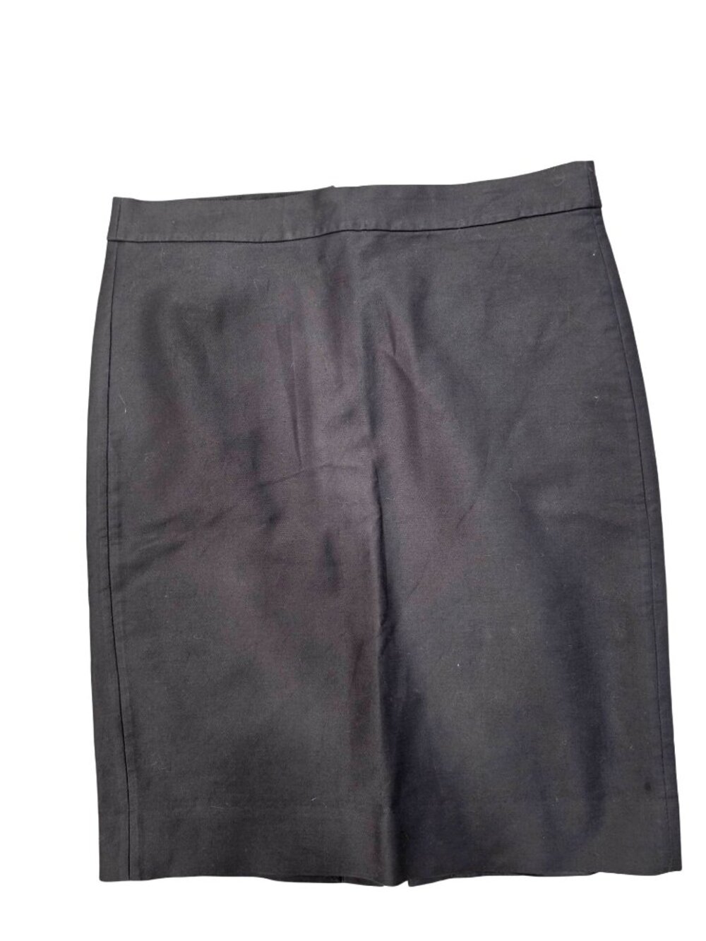 J.Crew Black Pencil Skirt Womens Size 10 Back Zip Classic Workwear